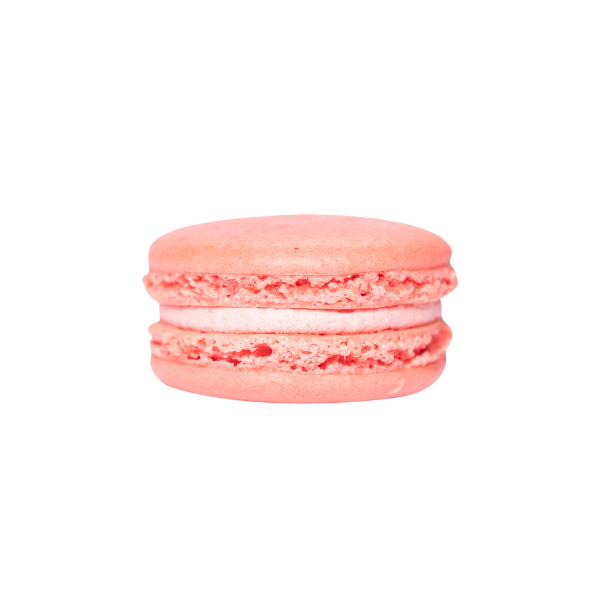 Petit Raspberry Macaron Tray - 24 pieces
