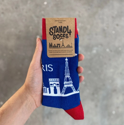 Paris Skyline Sock