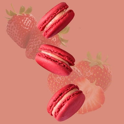 Strawberry Macaron Tray