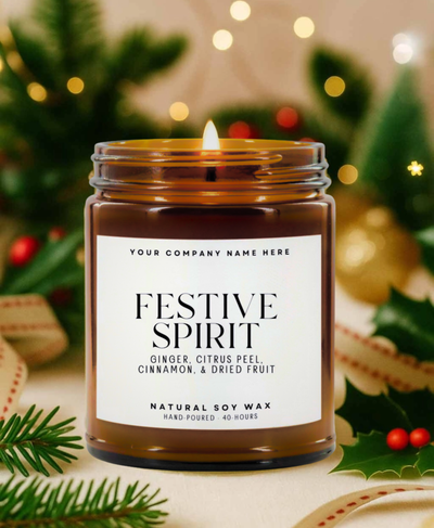 A Christmas Moment - Macaron & Candle Gift Set