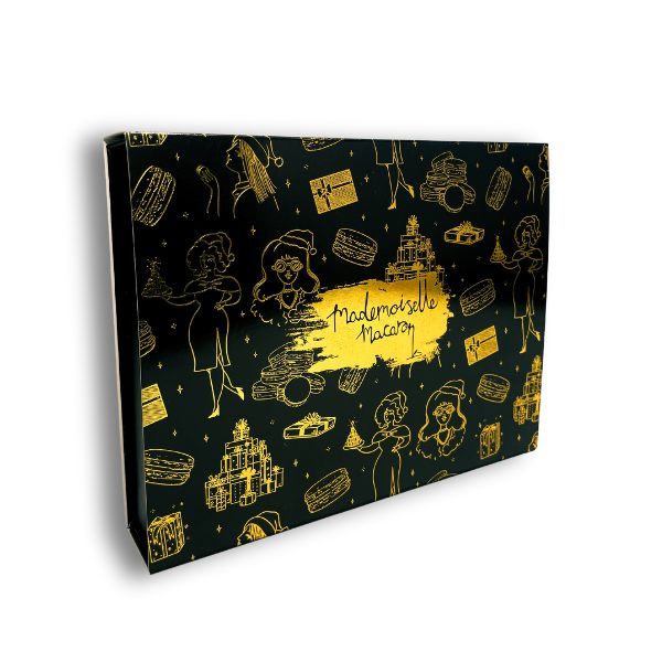 Luxury Christmas Macaron Gift Box