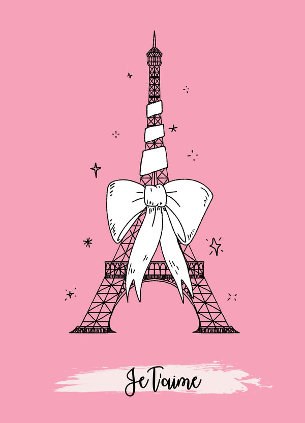 Mademoiselle macaron greetings card