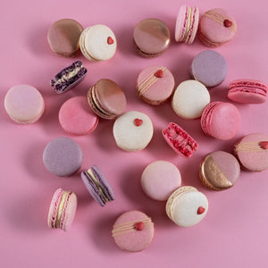 Valentines macaron box luxury French macarons