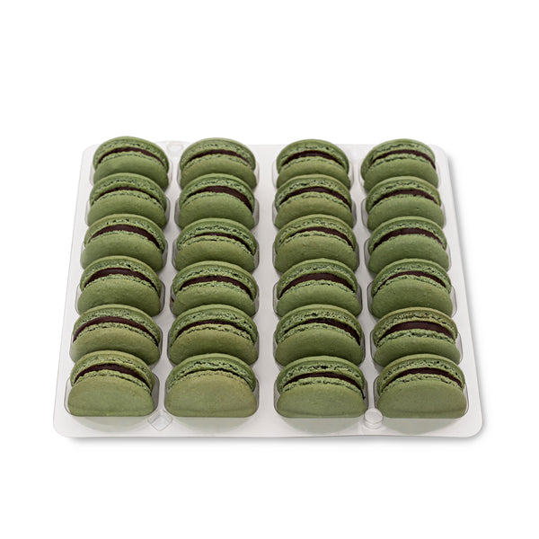 Chocolate Mint Macaron Tray