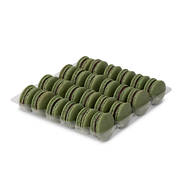 Chocolate Mint Macaron Tray