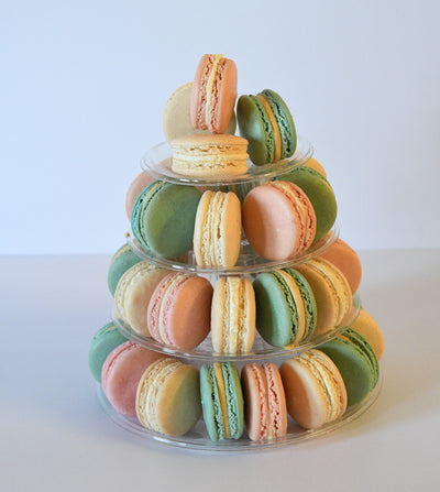 Mixed Baby Shower Macaron Tower