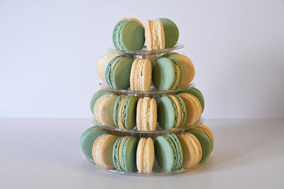 Baby Boy Macaron Tower