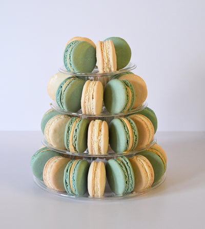 Baby Boy Macaron Tower