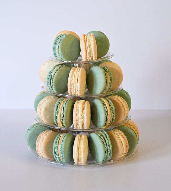 Baby Boy Mini Macaron Tower