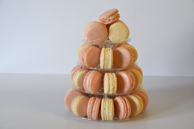 Baby Girl Macaron Tower