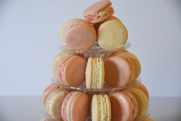 Baby Girl Mini Macaron Tower