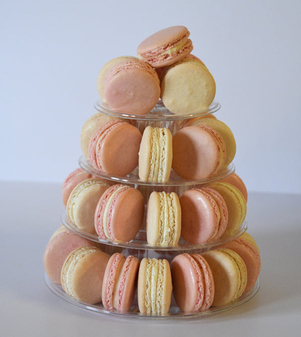 Baby Girl Mini Macaron Tower