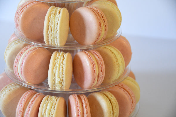 Baby Girl Mini Macaron Tower