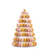 Golden Hues Macaron Tower