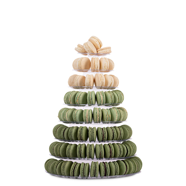 Green Ombré Macaron Tower