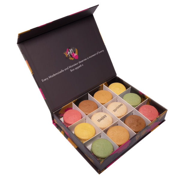 Happy Birthday Macaron Gift Box