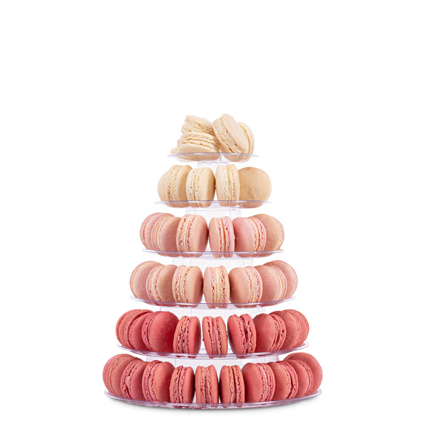Pink Ombré Macaron Tower