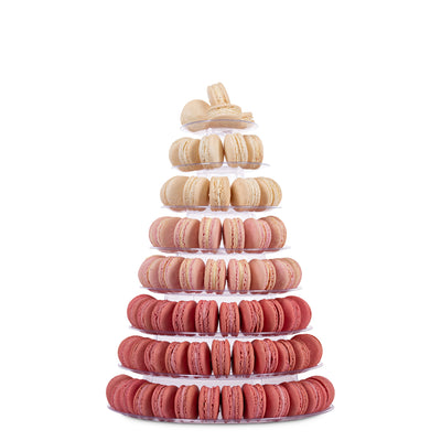 Pink Ombré Macaron Tower