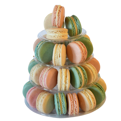 Mixed Baby Shower Macaron Tower