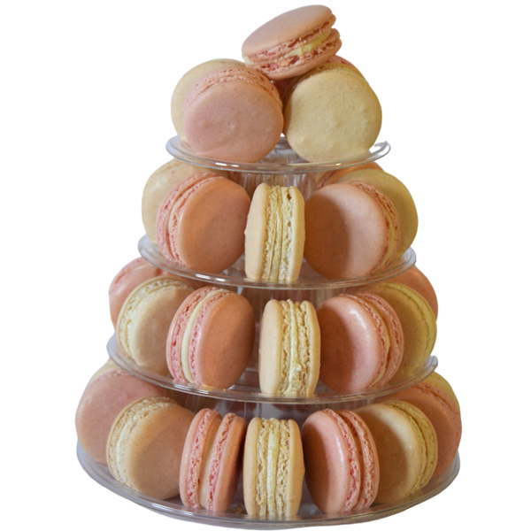 Baby Girl Mini Macaron Tower