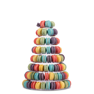 Rainbow Macaron Tower