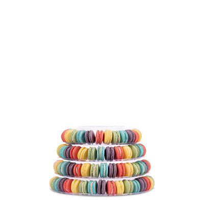 Rainbow Macaron Tower